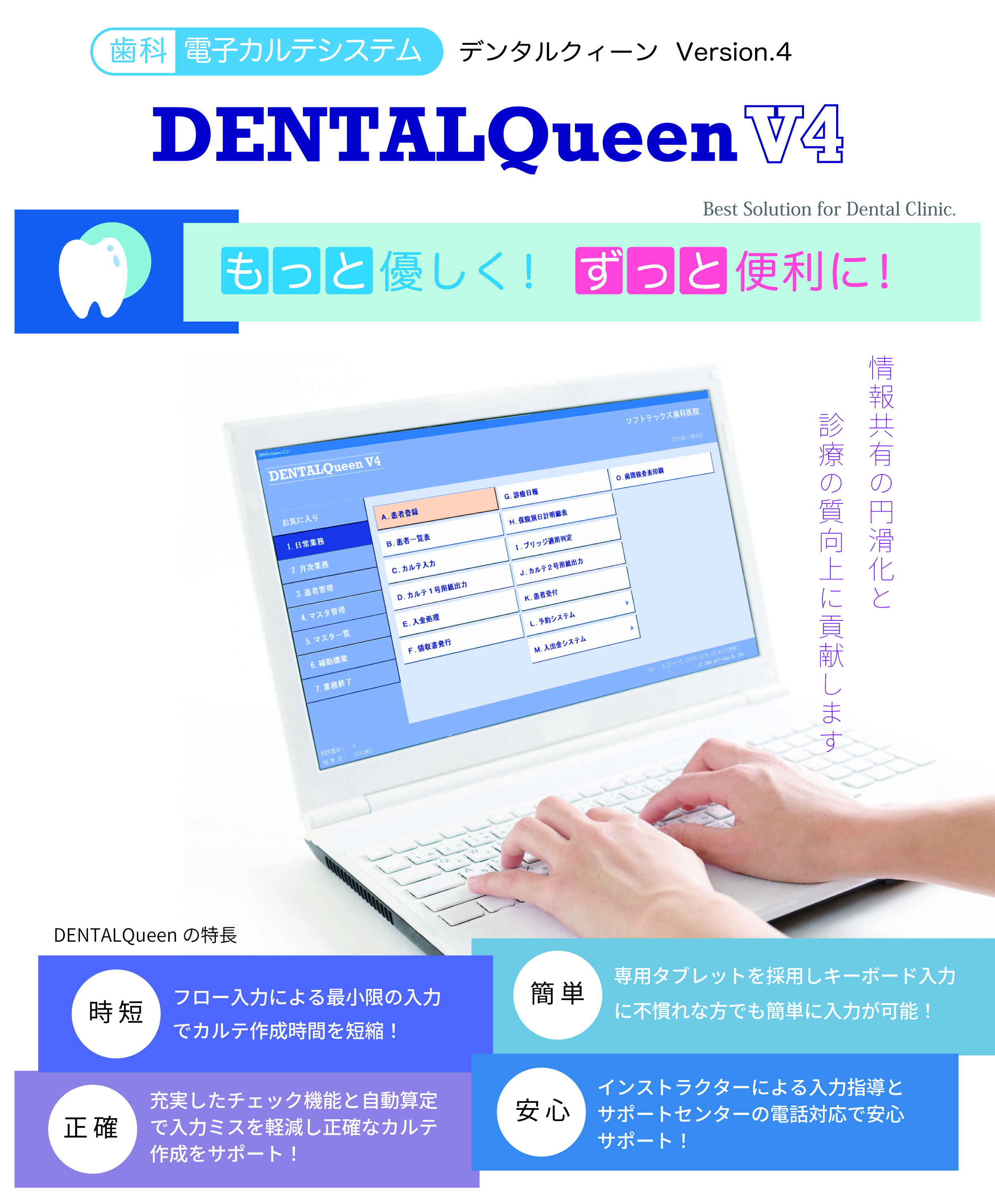カルテ入力画面